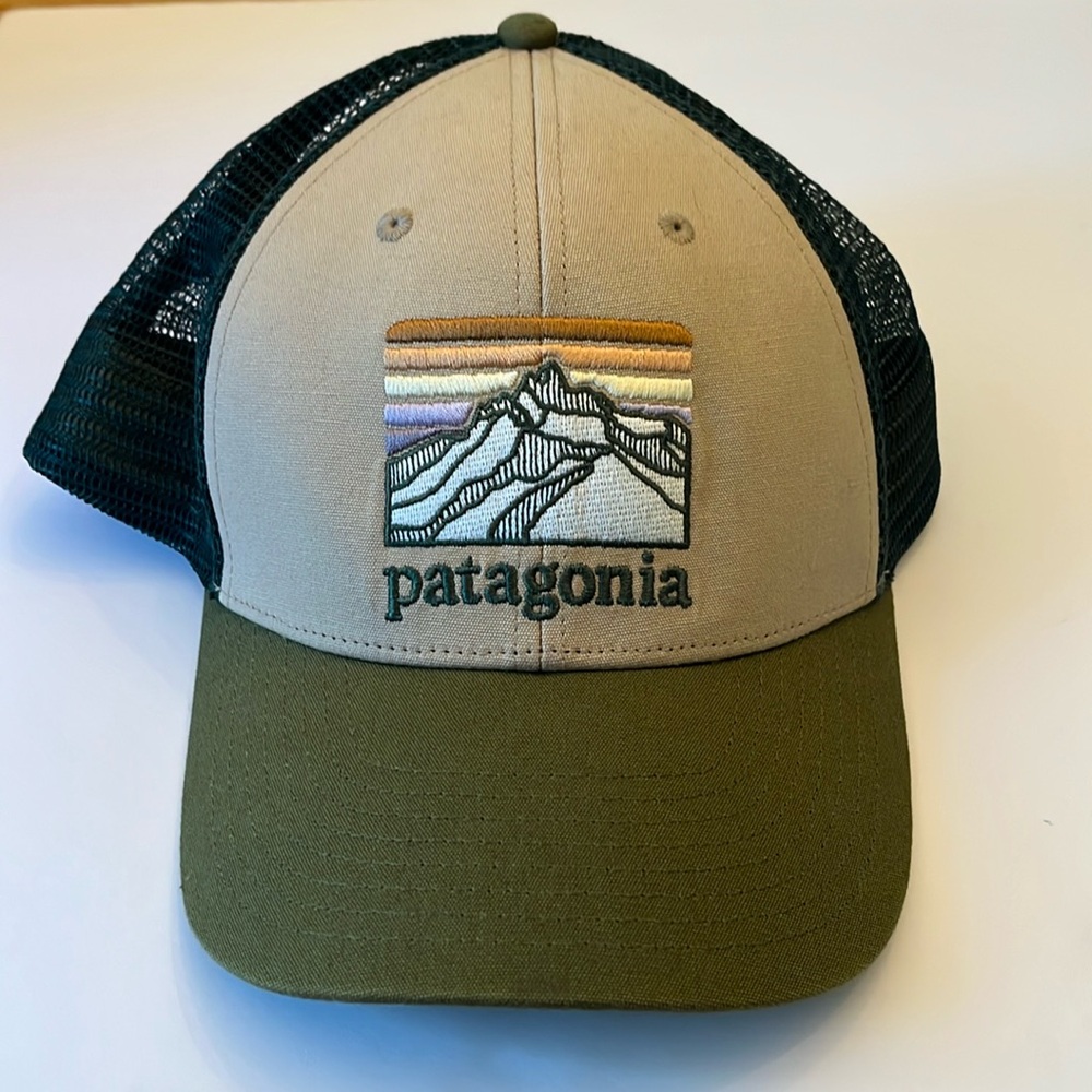 Patagonia Trucker Hat Snapback Outdoors Hiking Camping OS